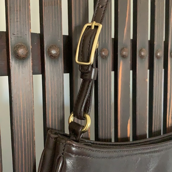 Vintage Coach brown leather shoulder bag - Picture 5 of 8